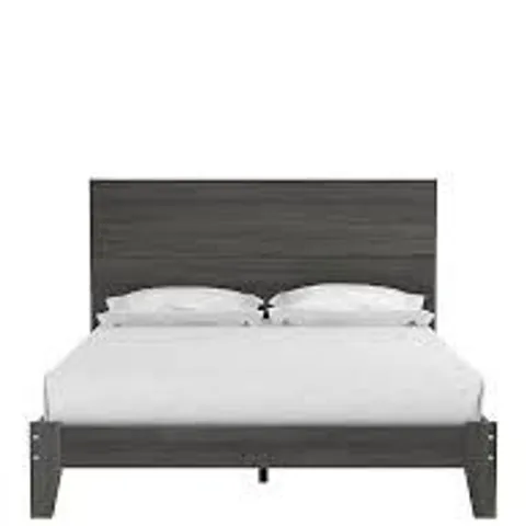 BOXED CAMBERLEY KING BED FRAME - DARK OAK (2 BOXES)