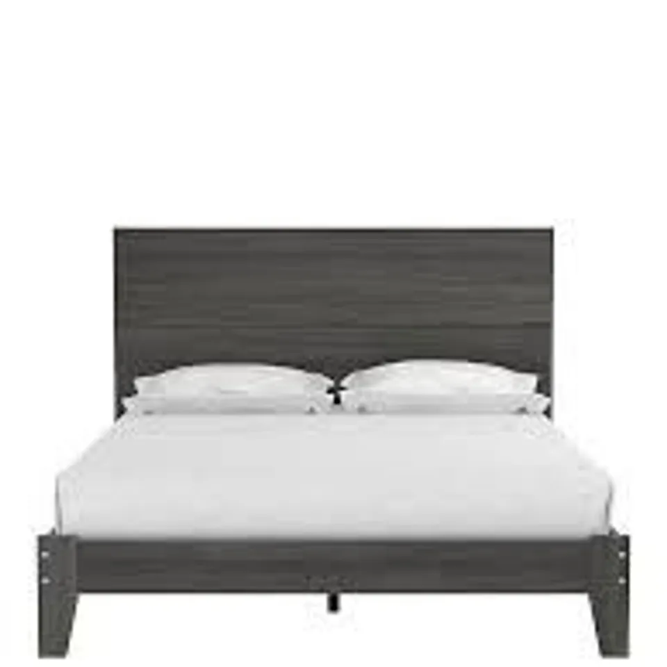 BOXED CAMBERLEY KING BED FRAME - DARK OAK (2 BOXES)