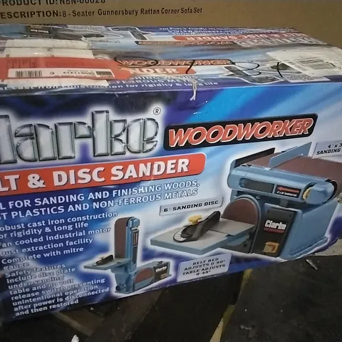 CLARKE WOODWORKER BELT AND DISC SANDER