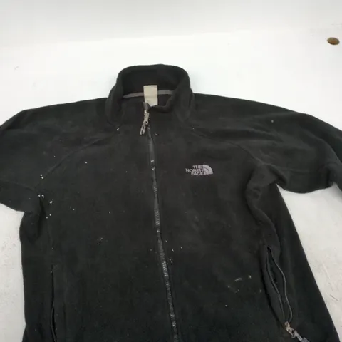 THE NORTH FACE FLEECE JACKET – BLACK – MEN'S MEDIUM