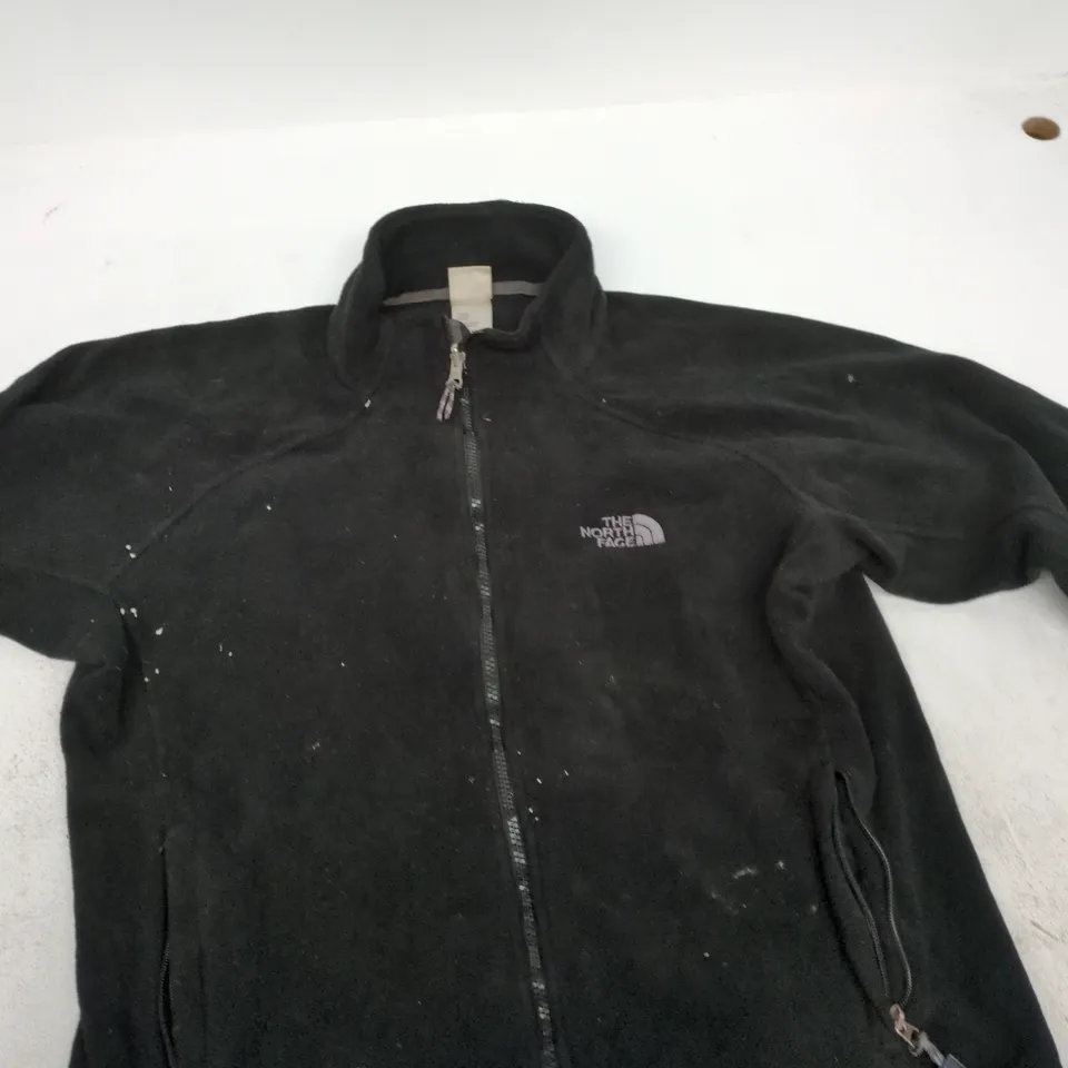 THE NORTH FACE FLEECE JACKET – BLACK – MEN'S MEDIUM