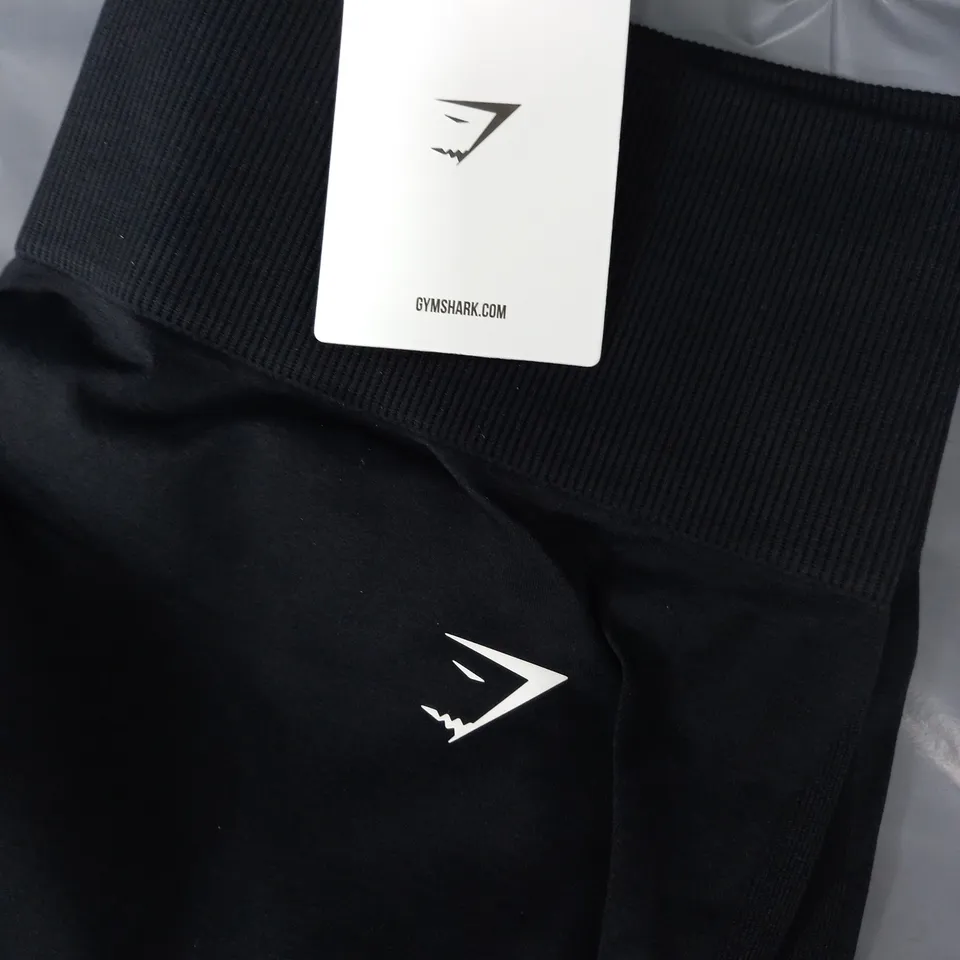 GYMSHARK EVERYDAY SEAMLESS LEGGINGS IN BLACK - LARGE