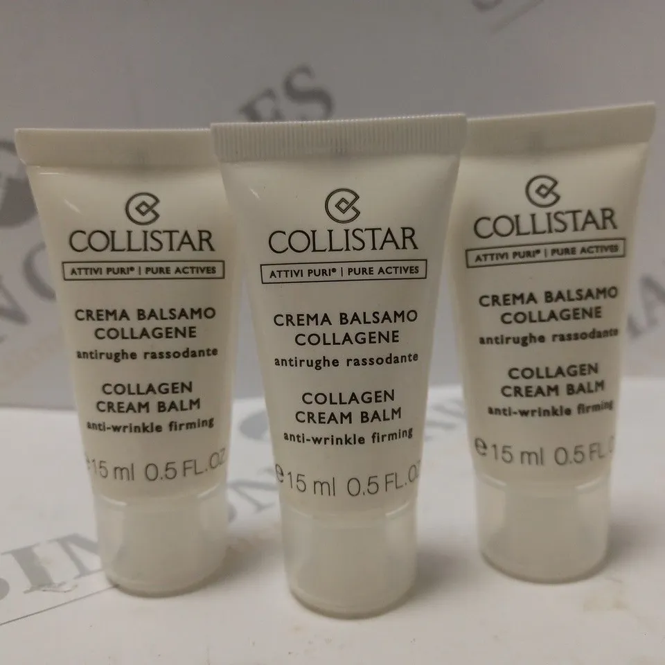 BOX OF APPROX 100 X 15ML COLLISTAR COLLAGEN CREAM BALM 