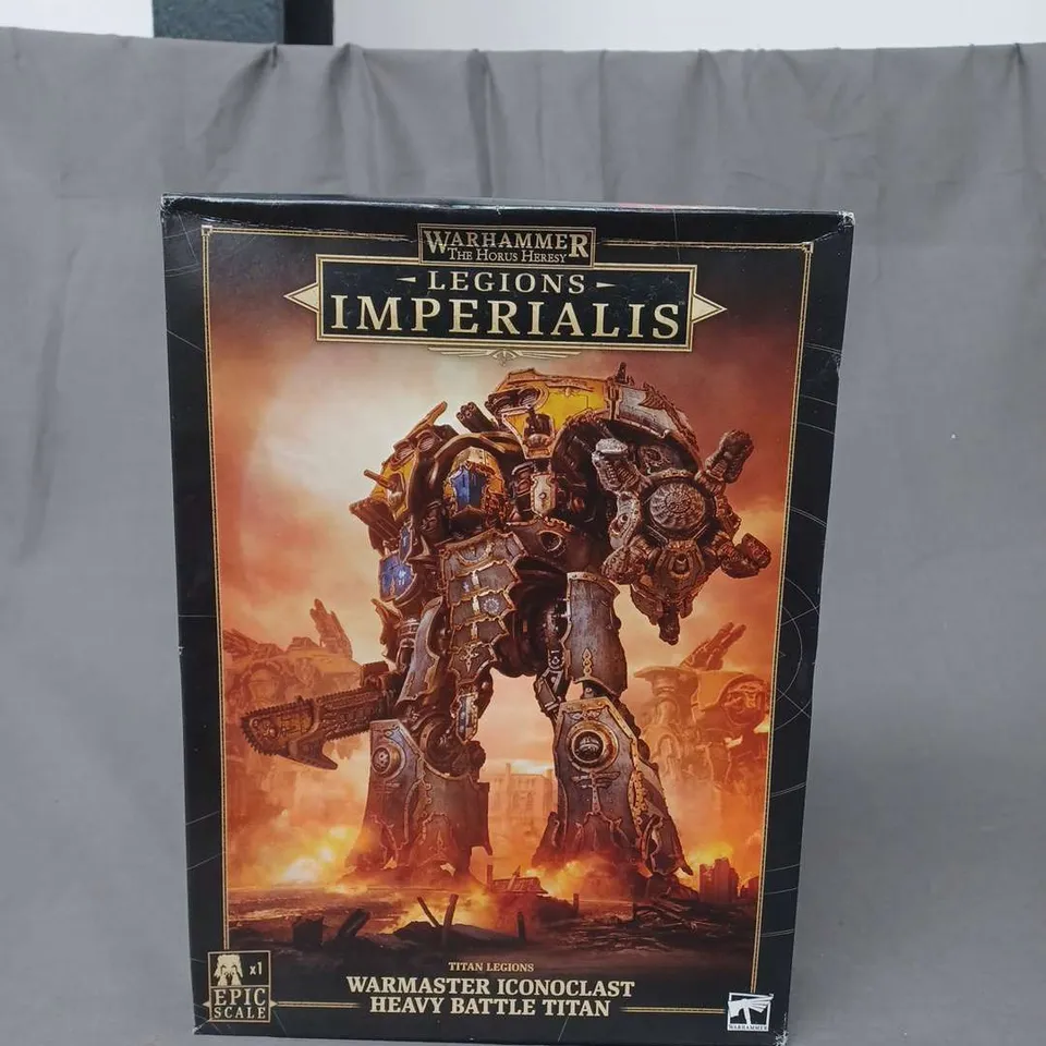 WARHAMMER THE HORUS HERSEY - LEGIONS IMPERIALIS - WARMASTER ICONOCLAST HEAVY BATTLE TITAN