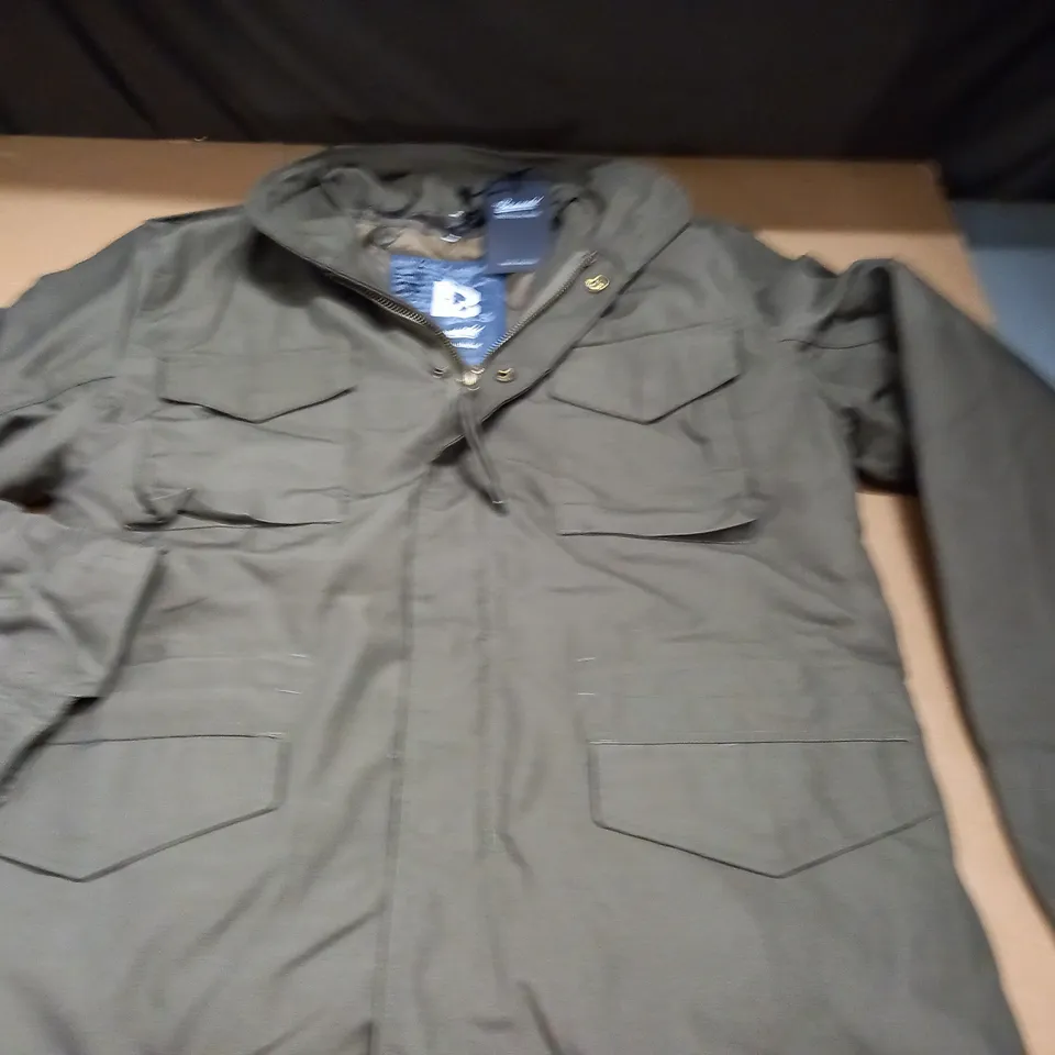 BRANDIT M65 STANDARD COAT IN LIGHT OLIVE - L