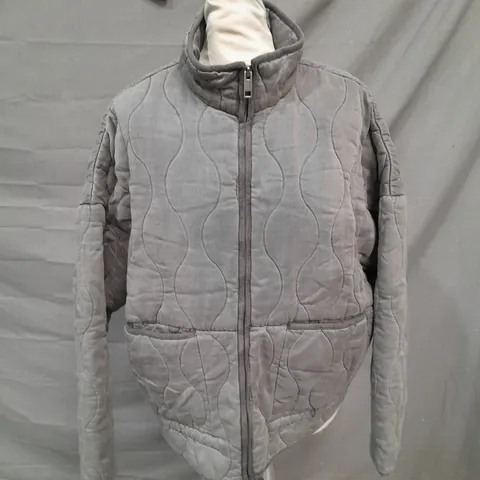 ZARA PADDED JACKET GREY SIZE MEDIUM