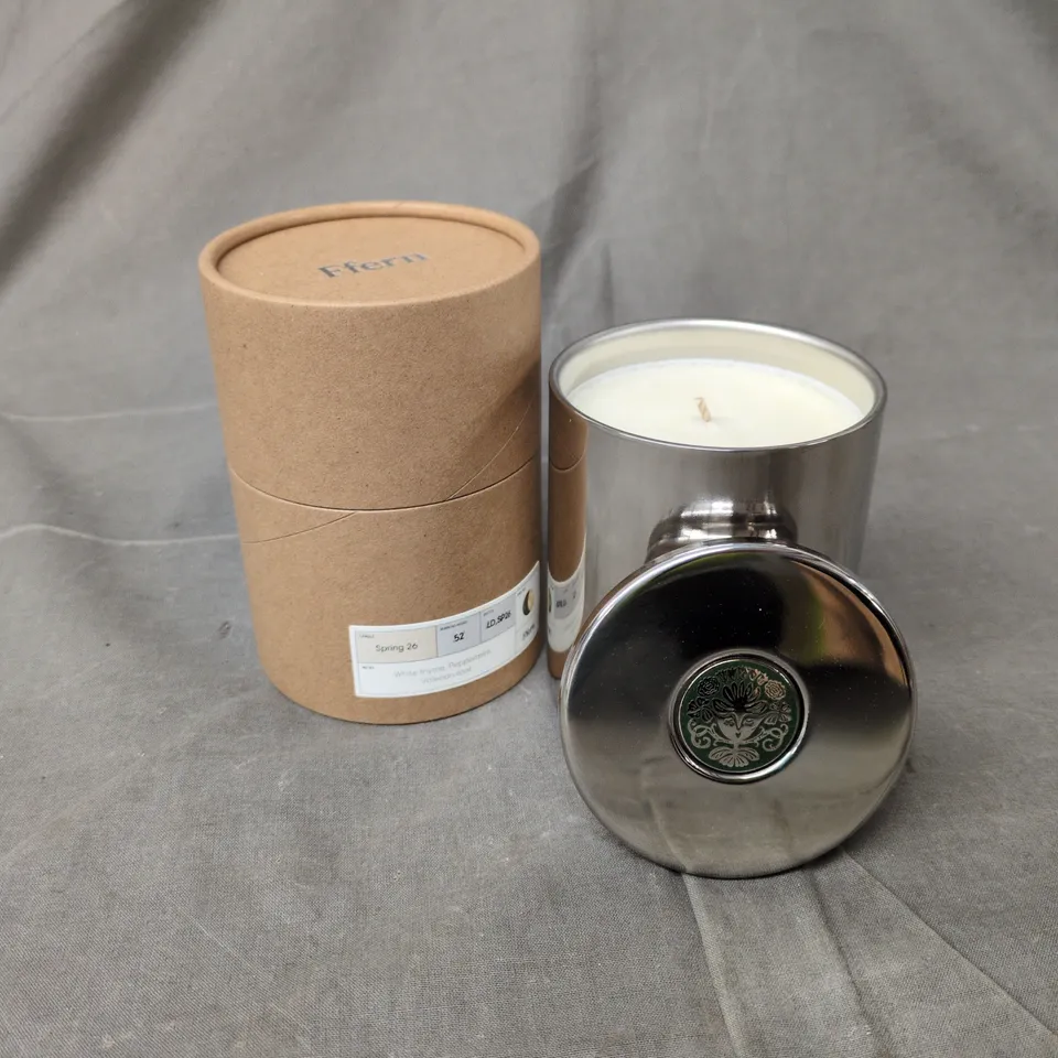 FFERN SPRING 26 SCENTED CANDLE - WHITE THYME, PEPPERMINT, AND VALERIAN ROOT