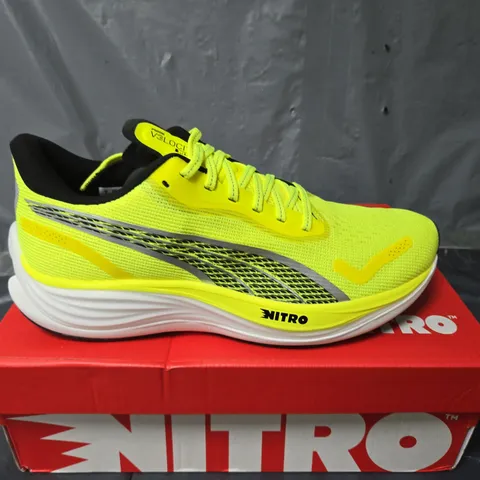 BOXED PAIR OF PUMA MEN'S VELOCITY NITRO 3 RUNNING SHOES - UK 8