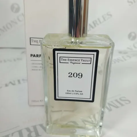 BOXED THE ESSENCE VAULT FRAGRANCES PARFUM NO 209 100ML