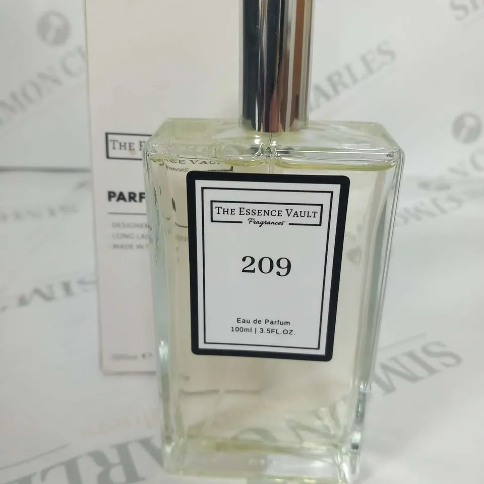 BOXED THE ESSENCE VAULT FRAGRANCES PARFUM NO 209 100ML