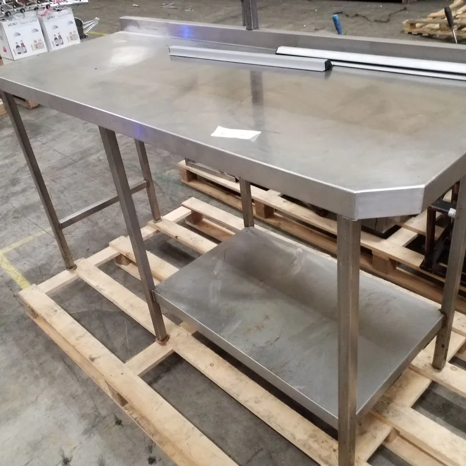 STAINLESS STEEL COMMERCIAL KITCHEN WORK TABLE 1600×650MM