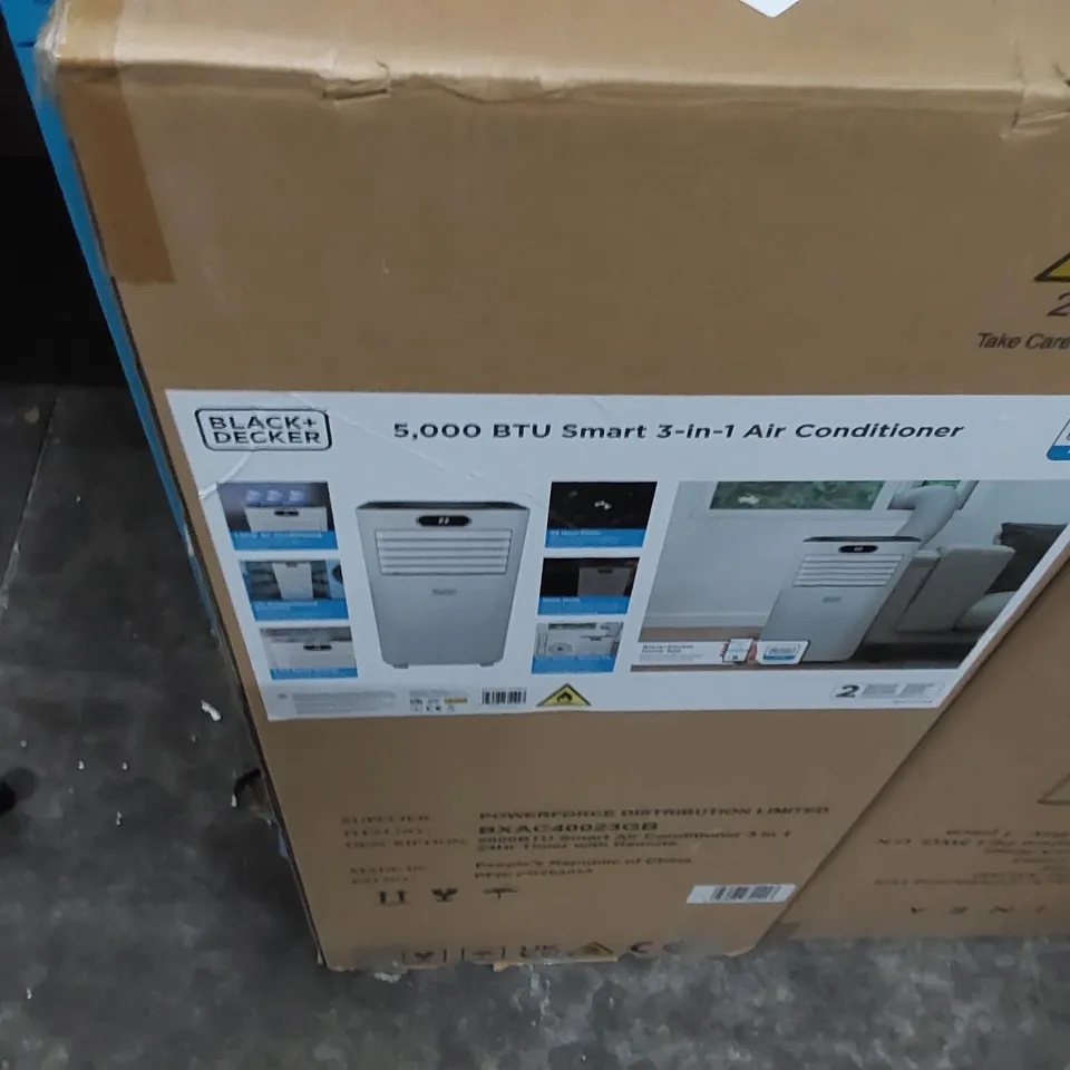 BOXED BLACK AND DECKER 5000 BTU SMART 3 IN 1 AIR CONDITIONER 
