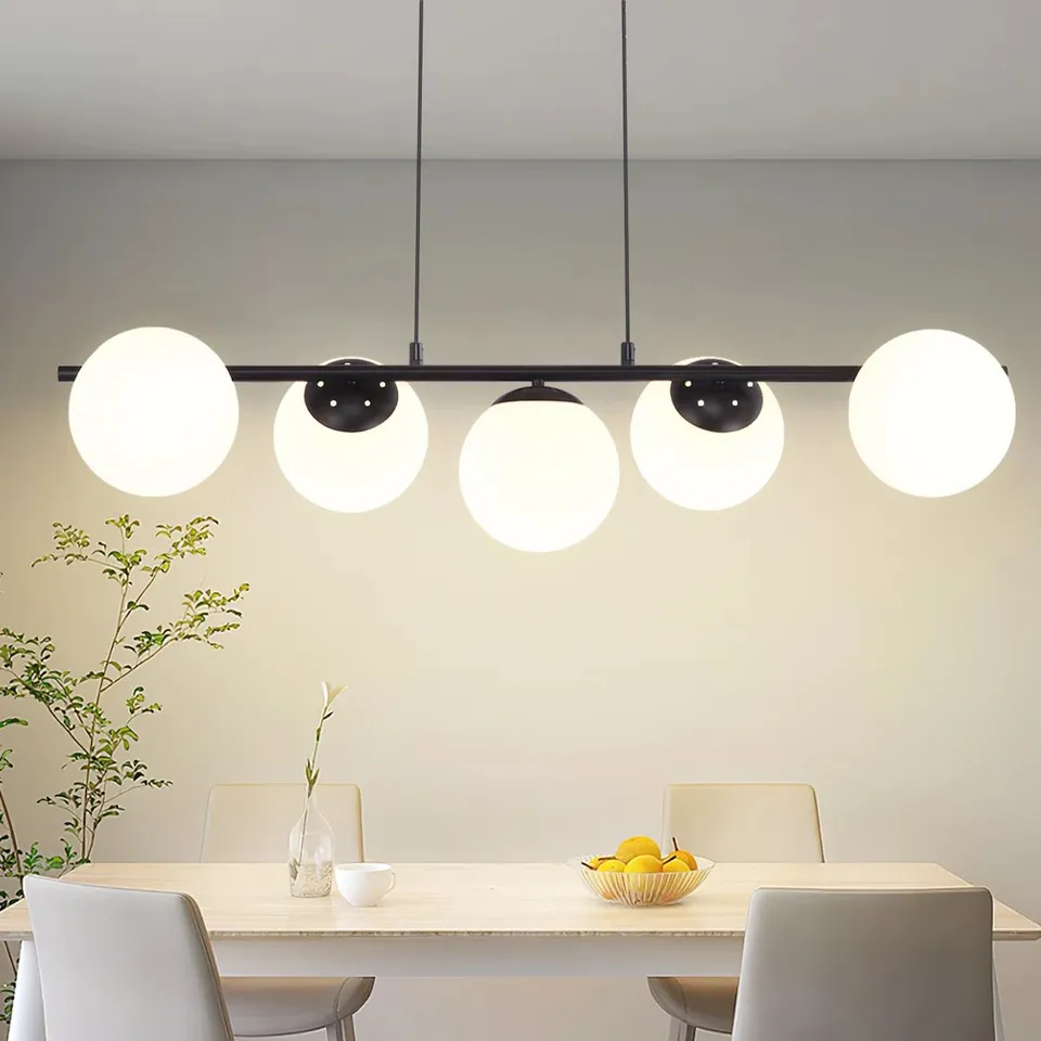 BOXED SOLLIS 5-LIGHT KITCHEN ISLAND PENDANT 