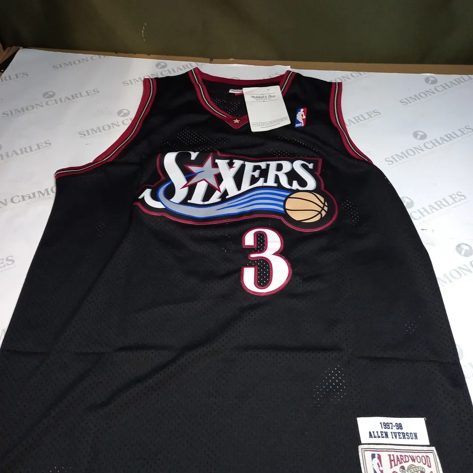 PHILADELPHIA 76ERS JERSEY WIL IVERSON 3 SIZE UNSPECIFIED