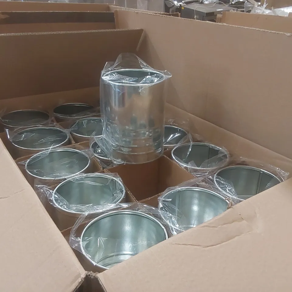 PALLET CONTAINING A VERY LARGE QUANTITY OF ASSORTED CATERING PRODUCTS INCLUDING: GENWARE GALVANISED STEEL CANS ECT