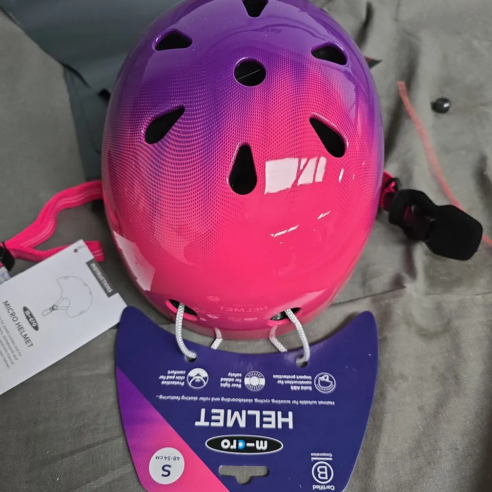 Children's Bike Helmet – Pink & Purple, Size S