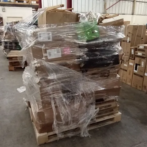 PALLET OF ASSORTED HOUSEHOLD GOODS AND PRODUCTS TO INCLUDE; EGG BOILERS, TRAVEL CARTS, SUITCASE ETC