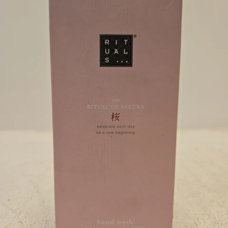 BOXED RITUALS THE RITUAL OF SAKURA HAND WASH 300ML 