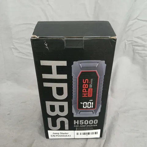 BOXED HPBS 5000A CAR JUMP STARTER