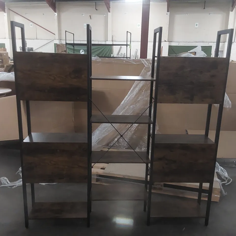 JALIYAH BOOKCASE COLOUR: RUSTIC BROWN/BLACK