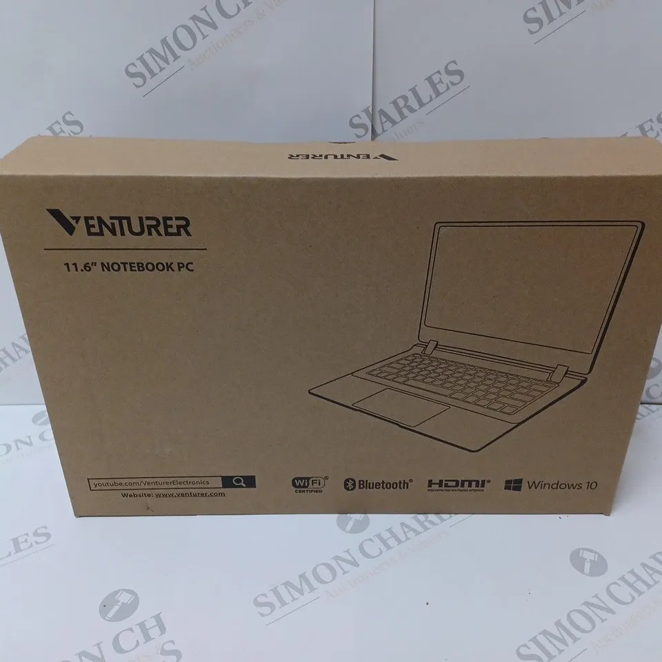 BRAND NEW BOXED VENTURER EUROPA 11 PLUS 11.6" NOTEBOOK PC - MATT BLACK