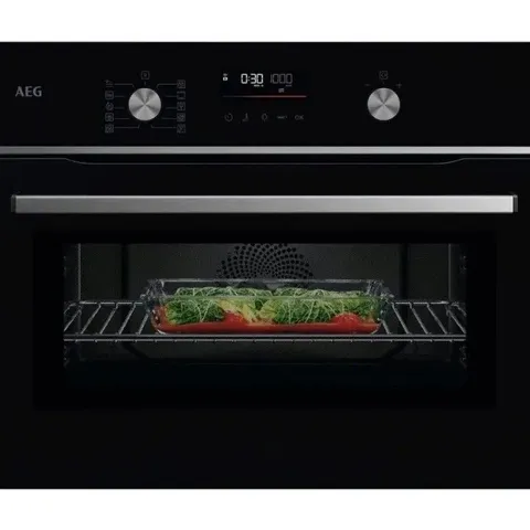AEG GK6NK401B SERIES 6000 BUILT IN COMBI MICROWAVE FOR TALL HOUSING – BLACK