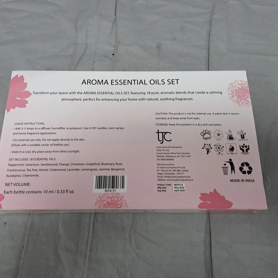 Margold + Lotus Aroma Essential Oils Set – 18 x 10ml