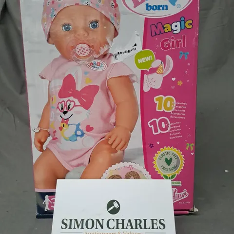 BOXED BABY BORN MAGIC 43CM GIRL DOLL