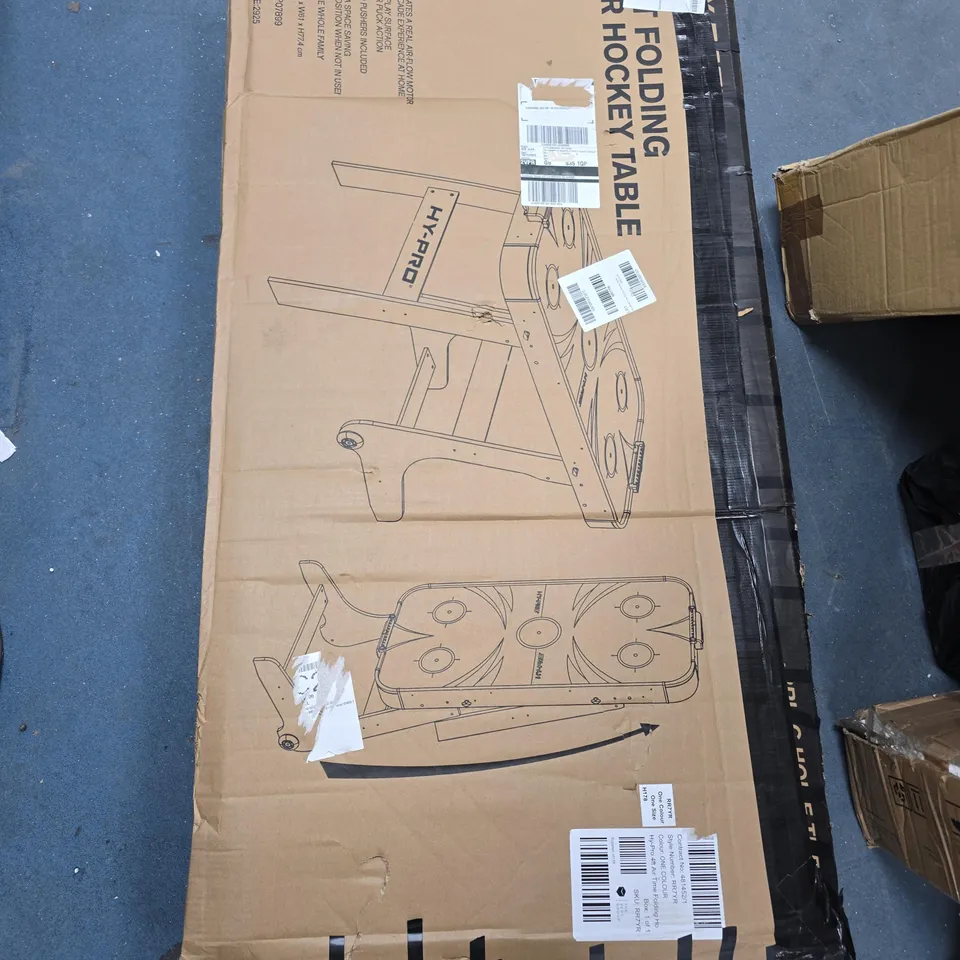 BOXED HY-PRO 4FT AIR TIME FOLDING HOCKEY TABLE - COLLECTION ONLY