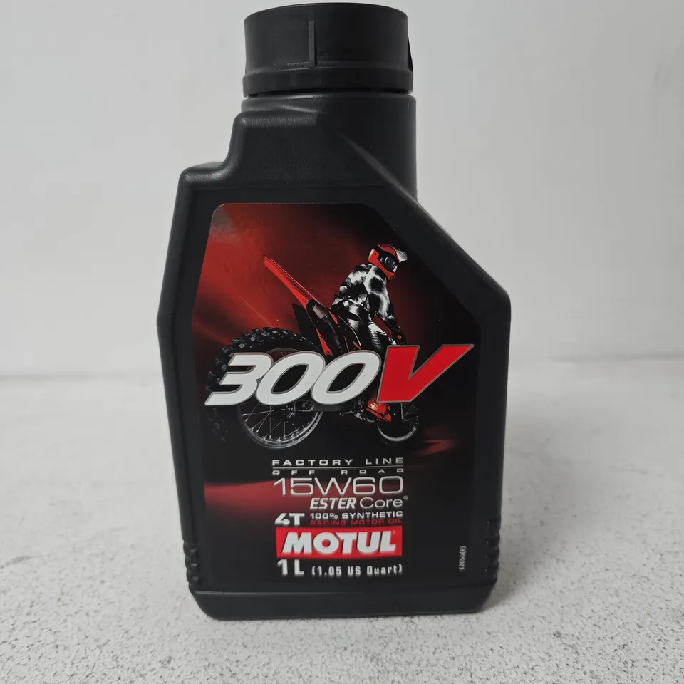 MOTUL 300V FACTORY LINE 15/60 FULLY SYNTHETIC 4-STROKE OIL (1L)