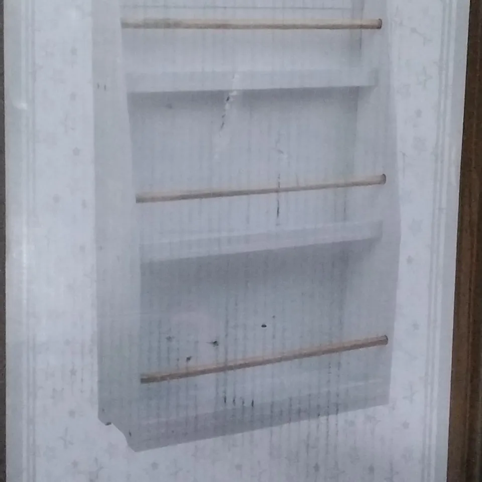 BOXED KIDS WHITE BOOKCASE - H81 X W58 X D18CM 