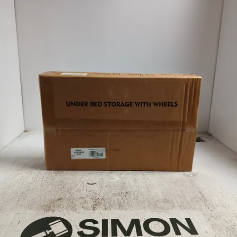 E-MANIS UNDER BED STORAGE WITH WHEELS BLACK BOXED