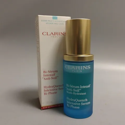 BOXED CLARINS HYDRAQUENCH INTENSIVE SERUM BI-PHASE (30ml)