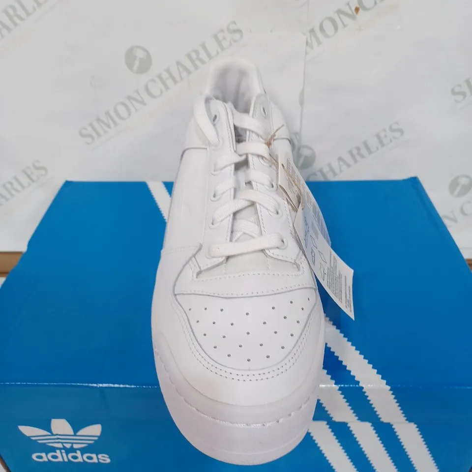 BOXED PAIR OF ADIDAS ORIGINALS FORUM BOLD FY9042 WOMEN'S SHOES - WHITE / SIZE: 9.5 UK 