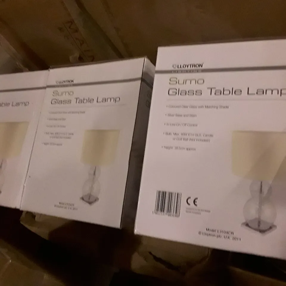 PALLET OF BRAND NEW HOMEWARE STOCK INCLUDING TABLE LAMPS & CHRISTMAS CARDS 