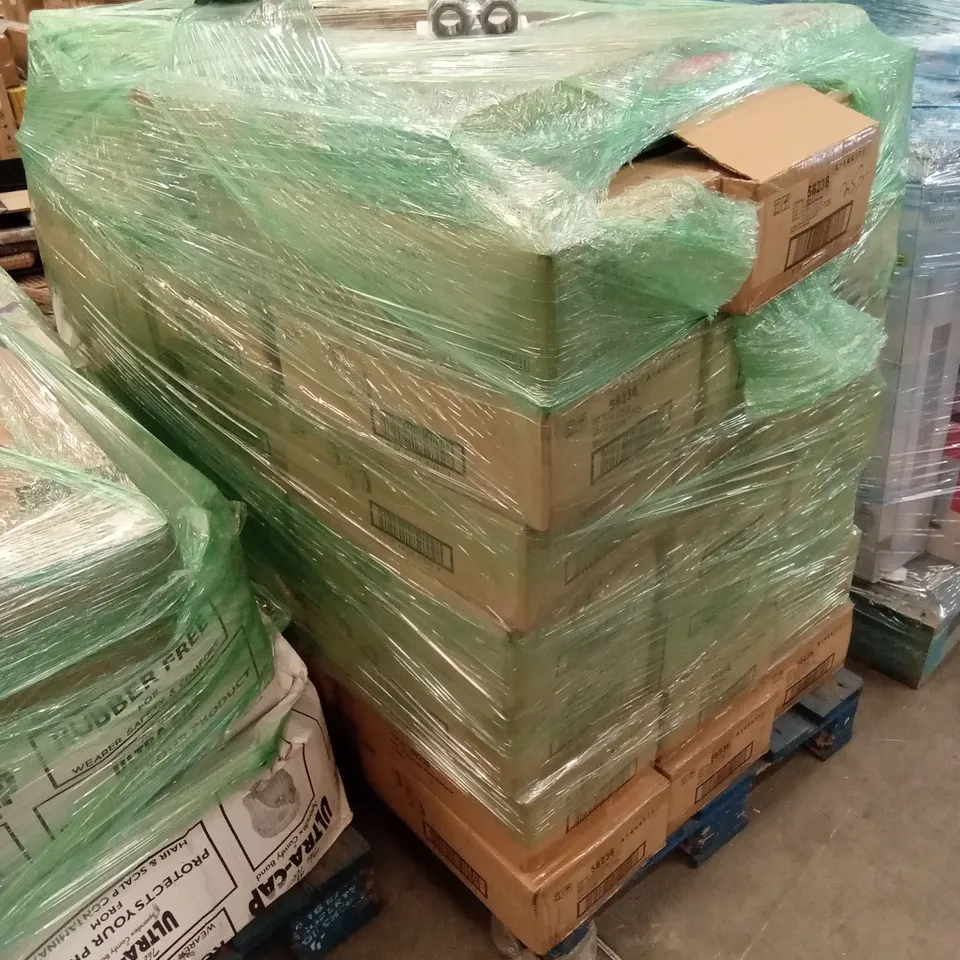 PALLET TO APPROXIMATELY 350 BESTWAY HOSE ADAPTERS IN ADDITION TO OTHER BESTWAY POOL MAINTAIN PRODUCTS