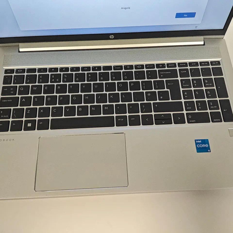 UNBOXED HP PRO BOOK 450 G10 INTEL I5 LAPTOP IN SILVER