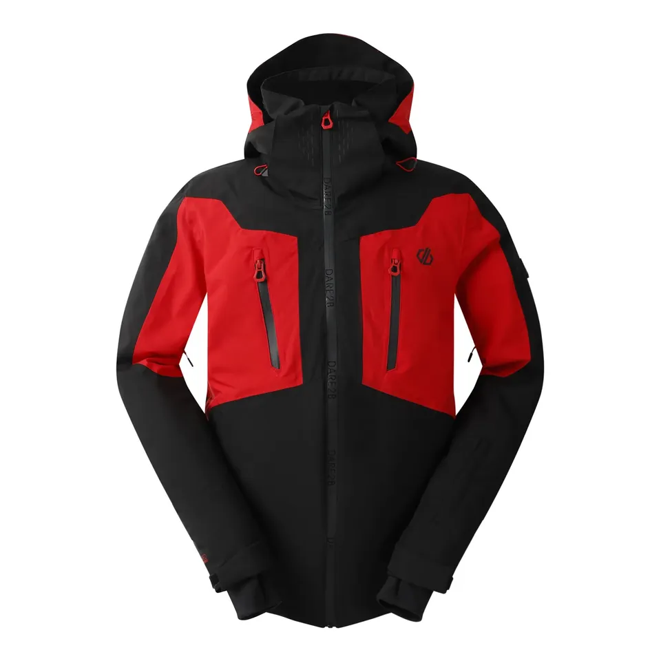 BRAND NEW DARE2B ASSIMILATE JACKET IN BLACK/RED - LARGE