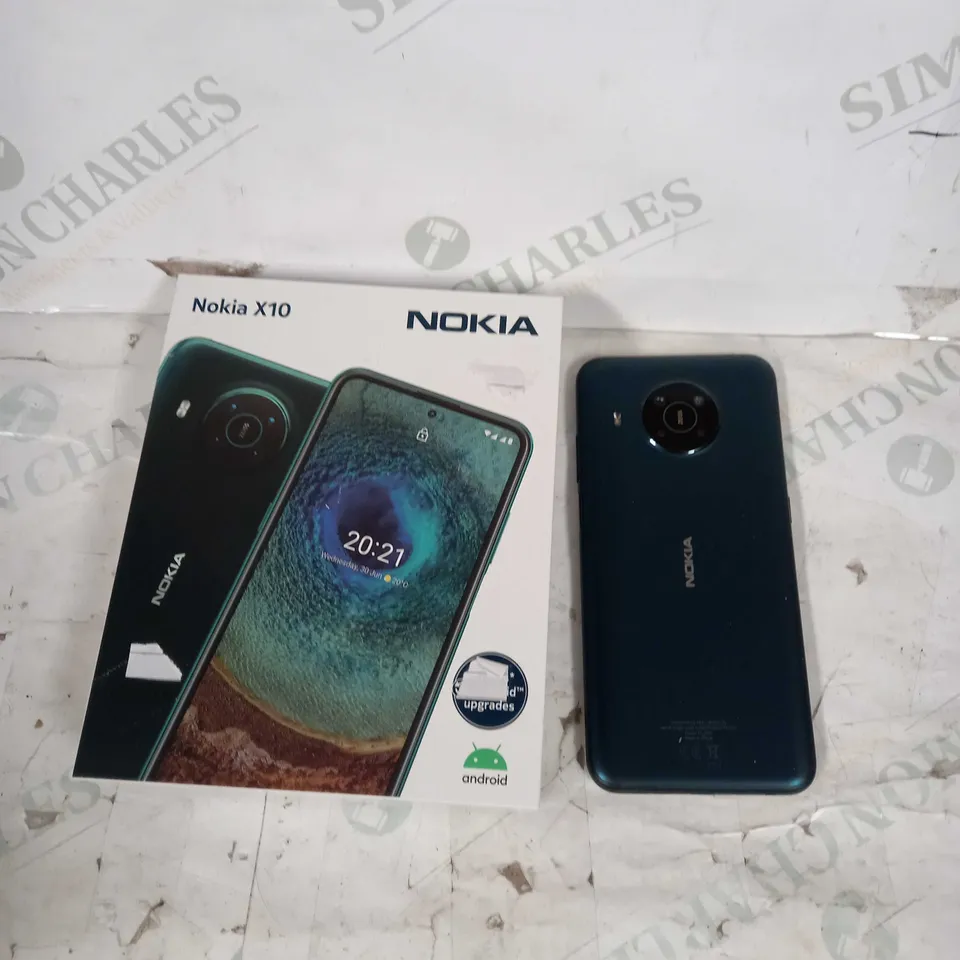 BOXED NOKIA X10 MOBLE PHONE IN BLUE 