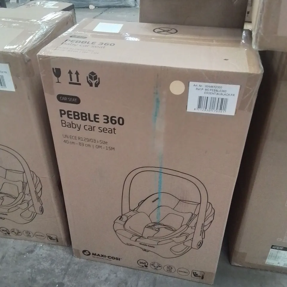 BOXED MAXI-COSI PEBBLE 360 BABY CAR SEAT 