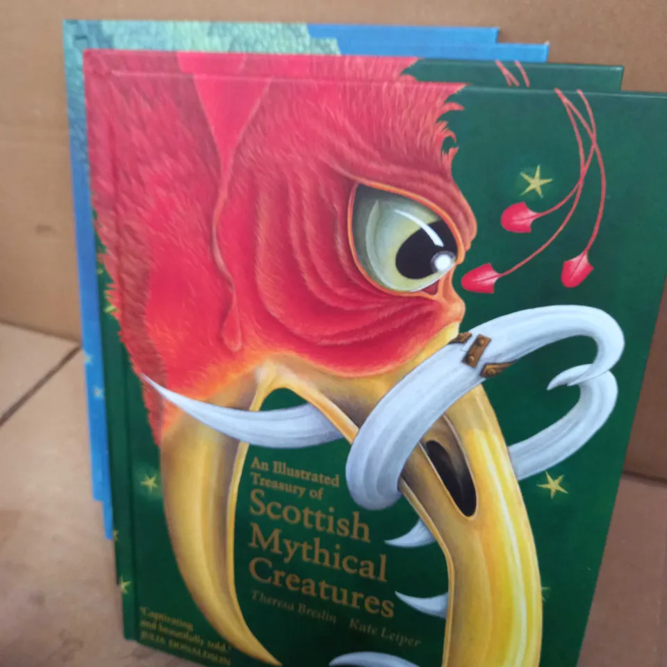 AN ILLUSTRATED TREASURY OF SCOTTISH MYTHICAL CREATURES & FOLK AND FAIRY TALES x2
