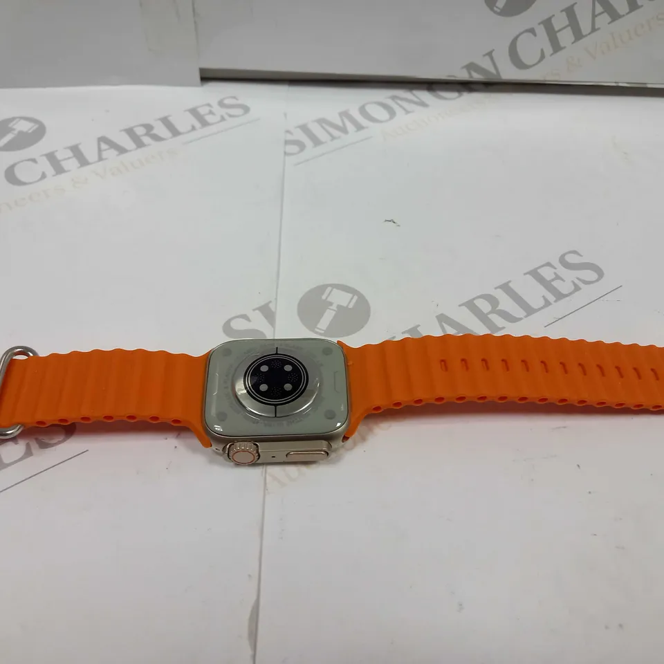 SMART WATCH ULTRA 8 49MM ORANGE BAND UNBOXED