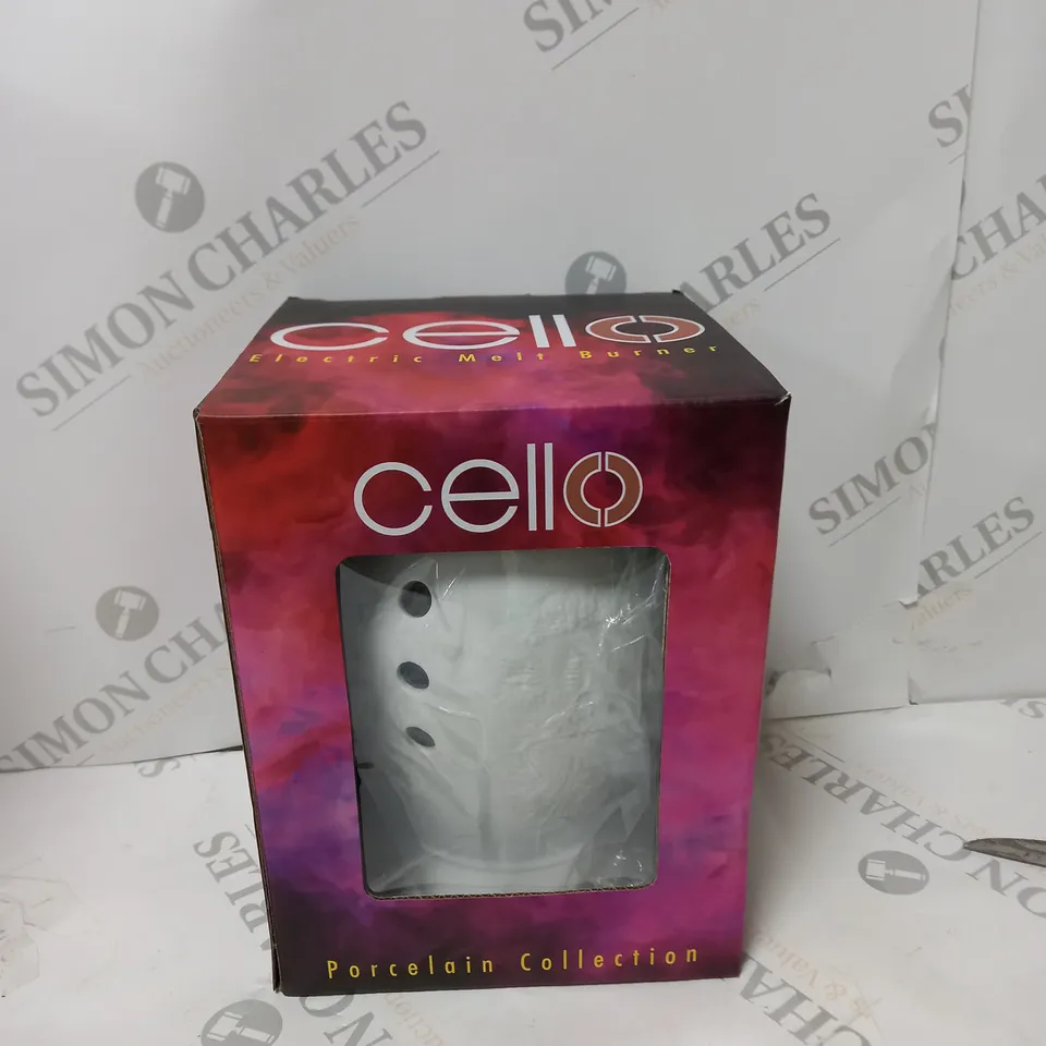 BOXED CELLO ELECTRIC MELT BURNER