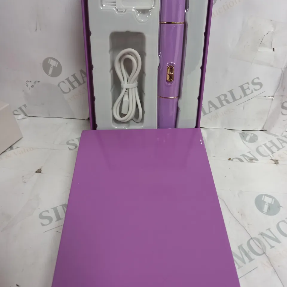 BOXED BEAUTY 2 IN 1 SUPER SMOOTH FACE & BROWS HAIR REMOVER, PURPLE