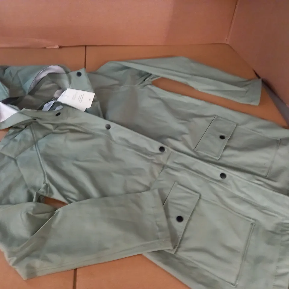 H&M WATER REPELLENT MINT GREEN JACKET - UK 14YEAR+