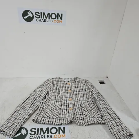 HELENE BERMAN LONDON TWEED JACKET, UK 16, MADE IN ENGLAND