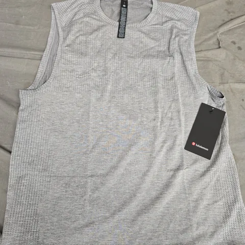 LULULEMON METAL VENT TECH SLEEVELESS IN SLATE - LARGE