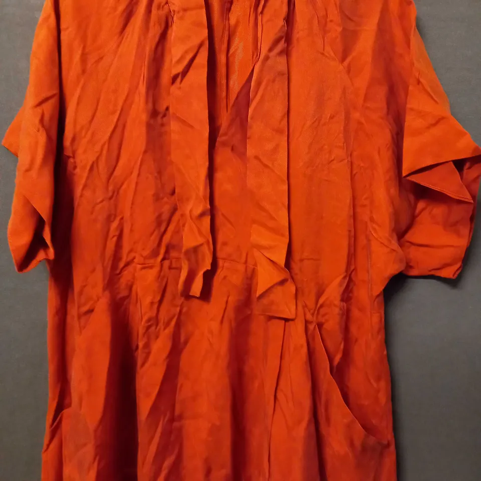 TOAST ROBE MAXI DRESS IN ORANGE - SIZE 14