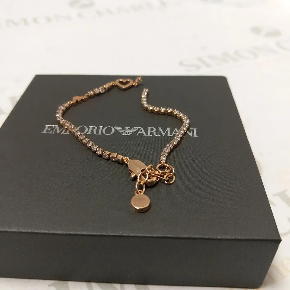 BOXED EMPORIO ARMANI SENTIMENTAL WOMENS BRACELET 