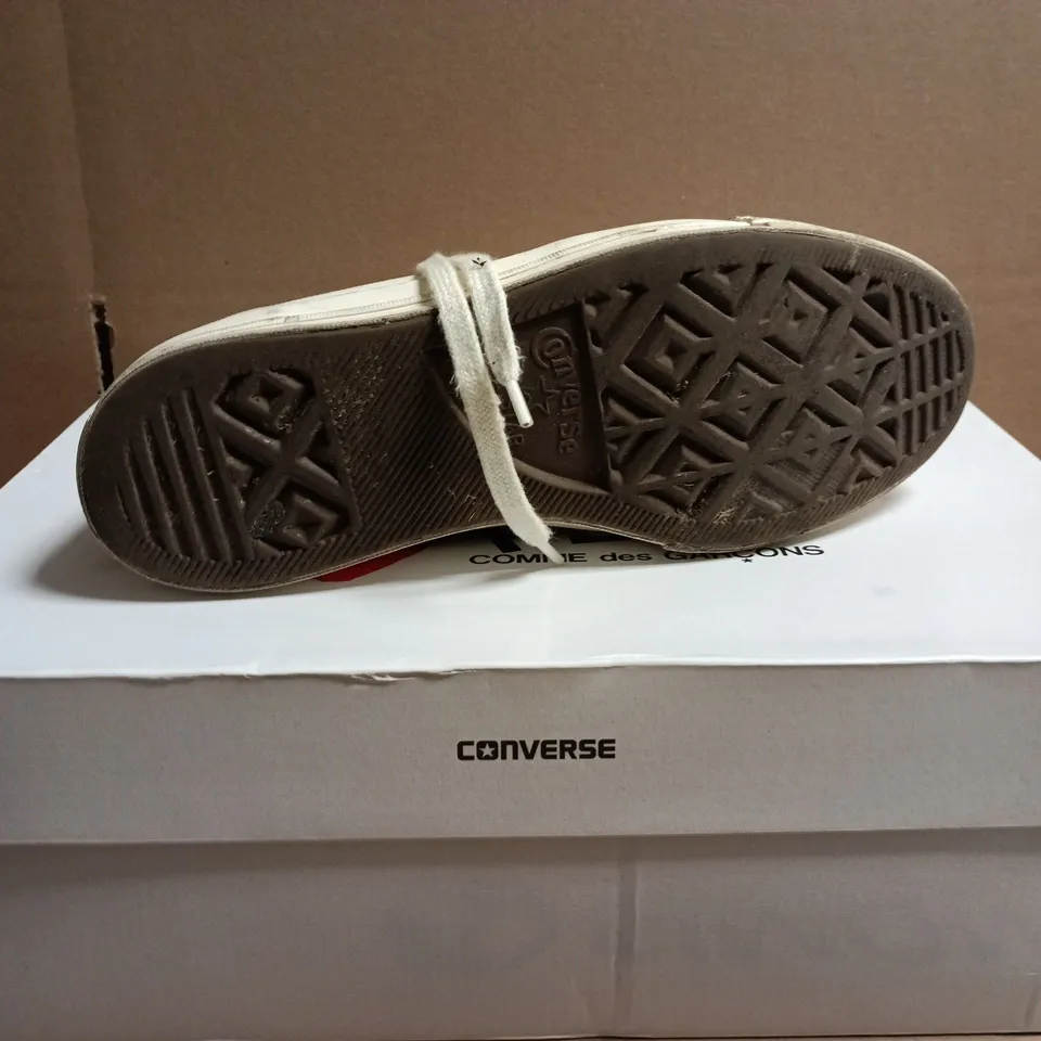 BOXED PAIR OF CONVERSE CHUCK 70 PLAY HIGH-TOP SNEAKERS - UK 6